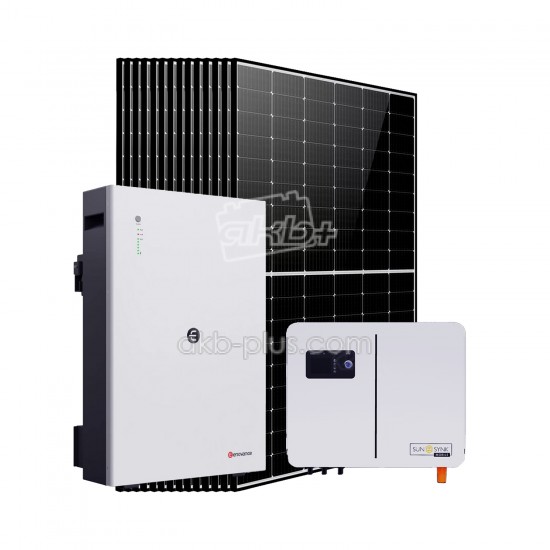 Солнечная электростанция 6кВт (SUNSYNK 6кВт/ LiFePO4 10,6кВт/ 14x DMEGC 450Вт) - купить